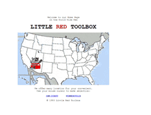 Tablet Screenshot of littleredtoolbox.com